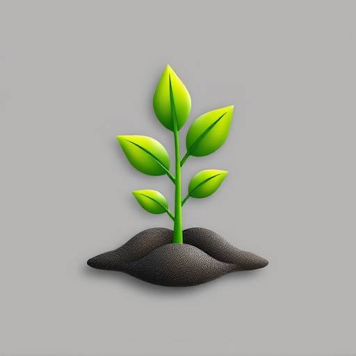 Icon representing a beginner or a seedling